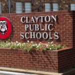 Clayton Public School sign 5-8-26