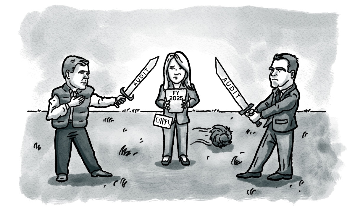 Dueling audits