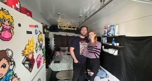 ‘Let’s just do it’: Edmond couple turns bus into dwelling, highlights housing affordability Edmond bus house