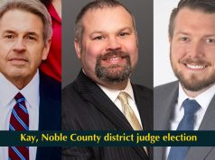 As 3 compete for district judge in Kay County and Noble County, candidate sues over election law Noble and Kay County District Judge