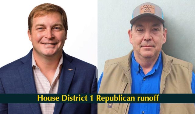 House District 1 GOP runoff 2026 HD 1 runoff