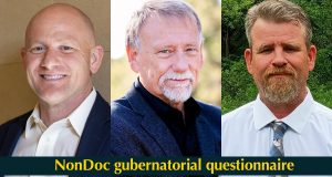 In governor’s race, Merrick, other GOP candidates outline policy ideas Jake Merrick, Kenneth Sturgell and Calup Taylor