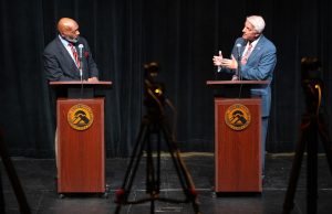 ‘There is a difference’: James Taylor, Robert Franklin spar in runoff debate James Taylor, Robert Franklin, Republican runoff debate