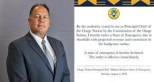 Osage Nation financial emergency: Daposka Ahnkodapi school, visitor center, Harvest Land to close Osage Nation financial emergency