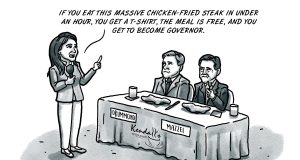 Gubernatorial candidates face real endurance test endurance test