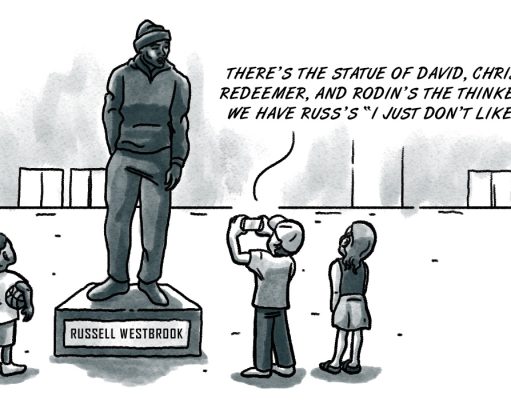 Russell Westbrook statue will require good execution Russell Westbrook statue
